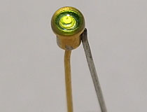 Green Straight Pin LED (Unknown P/N) 