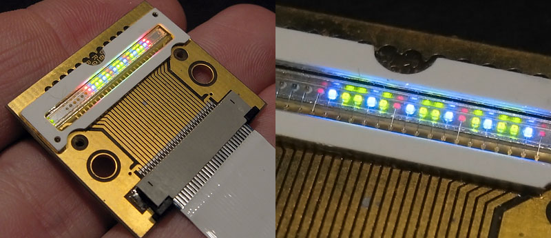 Weird RGB Discrete Die Bargraph Display