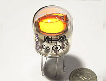 Soviet Gazotron IN-28 Nixie Tube