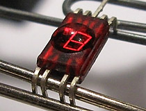 Surface Mount LED Display with Magnifier Lens (Unknown Mfr.) 