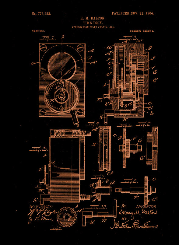 Consolidated Dalton Time Lock Patent