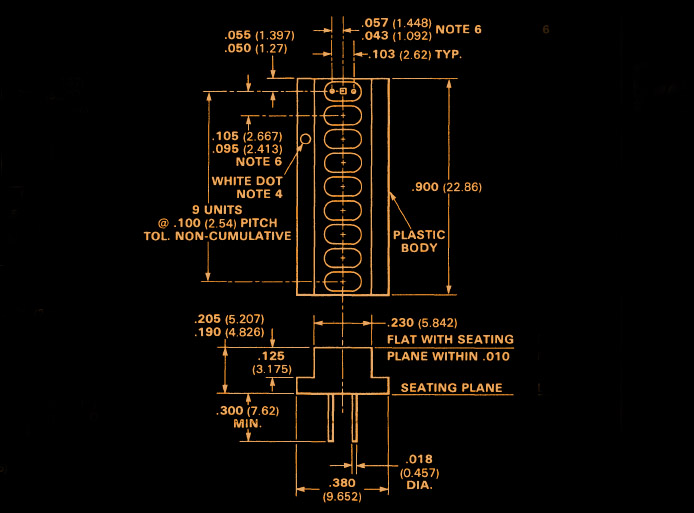 Fairchild FPA700 Array Diagram