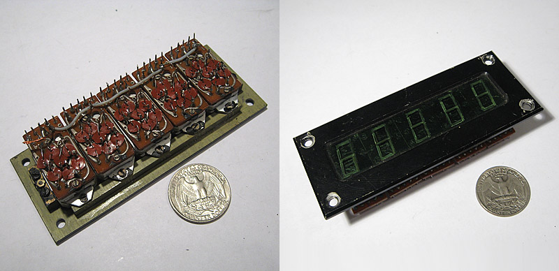 Russian 5 Digit Incandescent Display