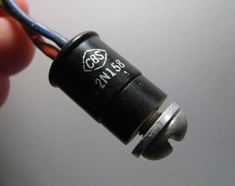 CBS Hytron 2N158 2N128 Transistor