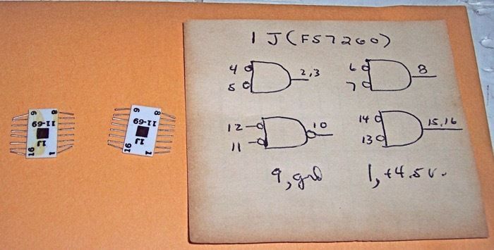 Western Electric 1J Integrated Circuit Pinouts
