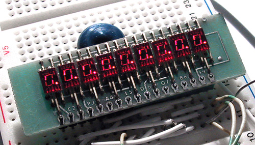 Monsanto MAN-3 LED Calculator Display