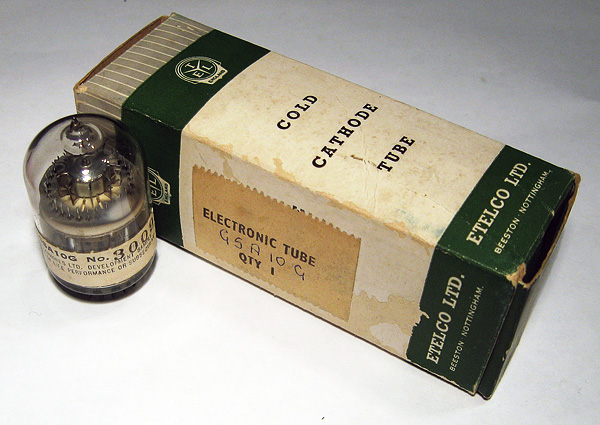 British GSA10G Dekatron Tube